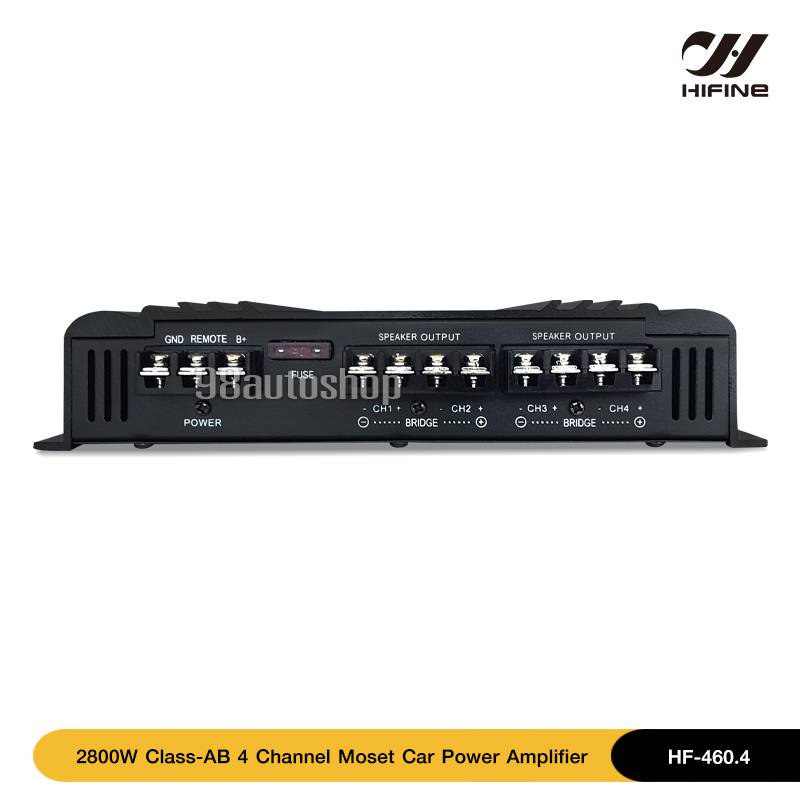 ไฮไฟน์-เพาเวอร์แอมป์-class-ab-4ch-เพาเวอร์ขับลำโพงกลางแหลม-2800w-max-สินค้าใหม่-คัดอะไหล่ดี-ขับกลาง6-5นิ้วแหลมจาน