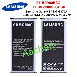 แบตเตอรี่ Samsung Galaxy S5 9006V 9008W 9006W G900S G900F G9008V EB-BG900BBC EB-BG900BBE EB-BG900BBU 2800MAh