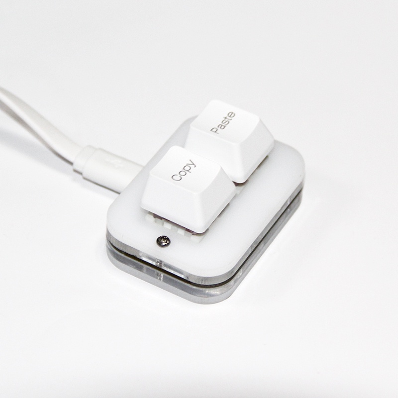 Copy Paste Keyboard Mini Office Shortcut Keypad Mechanical White ...