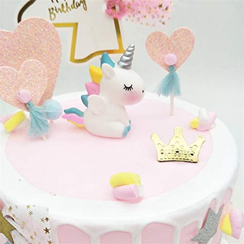ภาพสินค้าโมเดล Unicorn แต่งเค้ก โมเดลตุ๊กตายูนิคอร์นน่ารัก สำหรับตกแต่งเค้กวันเกิด จากร้าน sweetheart01.th บน Shopee ภาพที่ 4