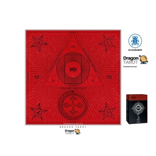 ผ้าปูโต๊ะไพ่ทาโรต์ Goetia Tarot Cloth (ผ้ากำมะหยี่ Red Velvet ของแท้ 100%) สินค้าพร้อมส่ง Goetia Tarot in Darkness, ร้า