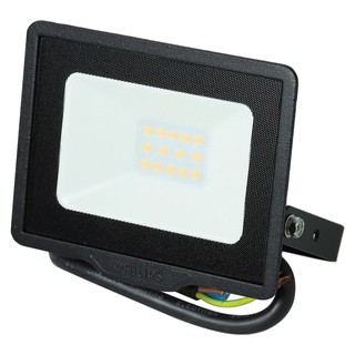 Outside spotlights LED FLOODLIGHT PHILIPS BVP150 10W DAY LIGHT METAL MODERN SQUARE BLACK External lamp Light bulb ไฟสปอท