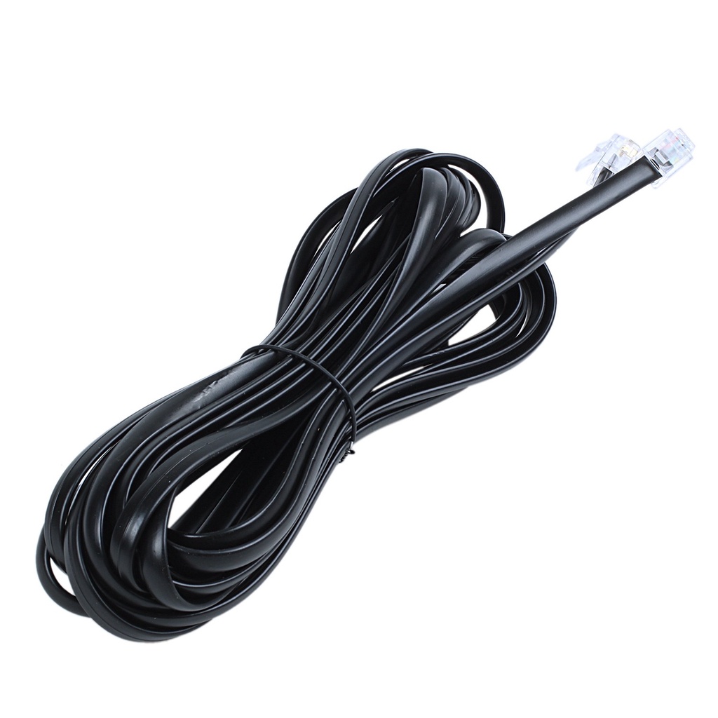 6p6c-rj11-telephone-extension-fax-modem-cable-line-5m-length-black