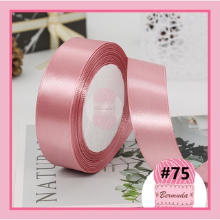 ภาพขนาดย่อของภาพหน้าปกสินค้าริบบิ้นผ้าซาติน/ผ้าต่วน SATIN RIBBON 25 mm. มีทุกขนาด มีไซด์ จากร้าน nananoy9910 บน Shopee ภาพที่ 2