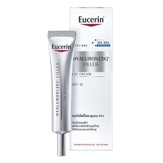 สินค้า (Exp.2025) Eucerin Hyaluron[3X]+ Filler Eye Cream 15ml