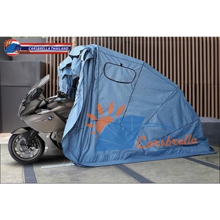 โรงจอดสำเร็จรูป CARSBRELLA รุ่น BIKE สำหรับรถมอเตอร์ไซค์ขนาดใหญ่ ผ้า ,UV  ป้องกันแสงแดด ฝุ่นและสิ่งสกปรก‎