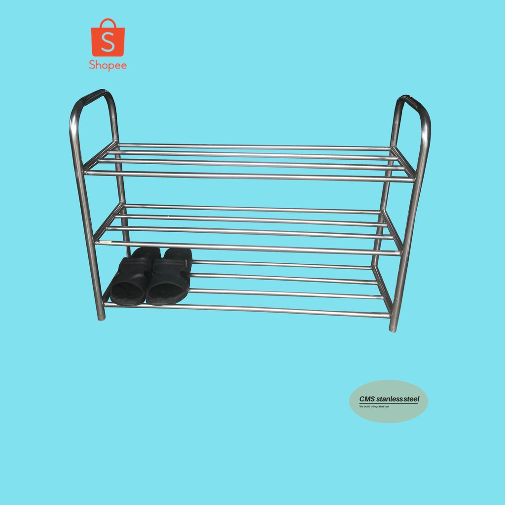 cms-ชั้นวางรองเท้าสแตนเลส-ชั้นวางของ-สแตนเลส-stainless-steel-shoe-rack-stainless-steel-shelf