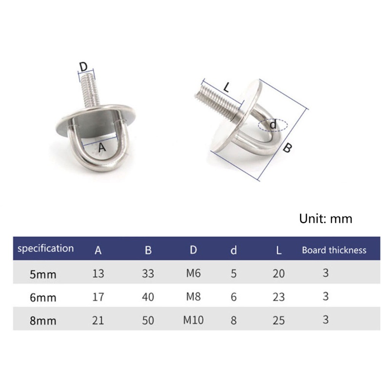 edb-แผ่นรองตา-สเตนเลส-304-พร้อมตะขอปิด-สําหรับเรือ-1-ชิ้น