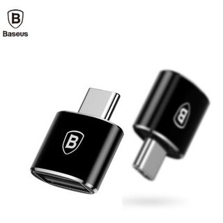 อะแดปเตอร์ Baseus USB Female to Type C Male OTG สำหรับ Samsung Galaxy S 9 Xiaomi OTG USB