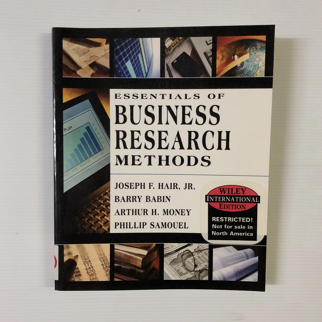 หนังสือ Essentials of Business Research Methods / Joseph F. Hair มือสอง | Shopee Thailand