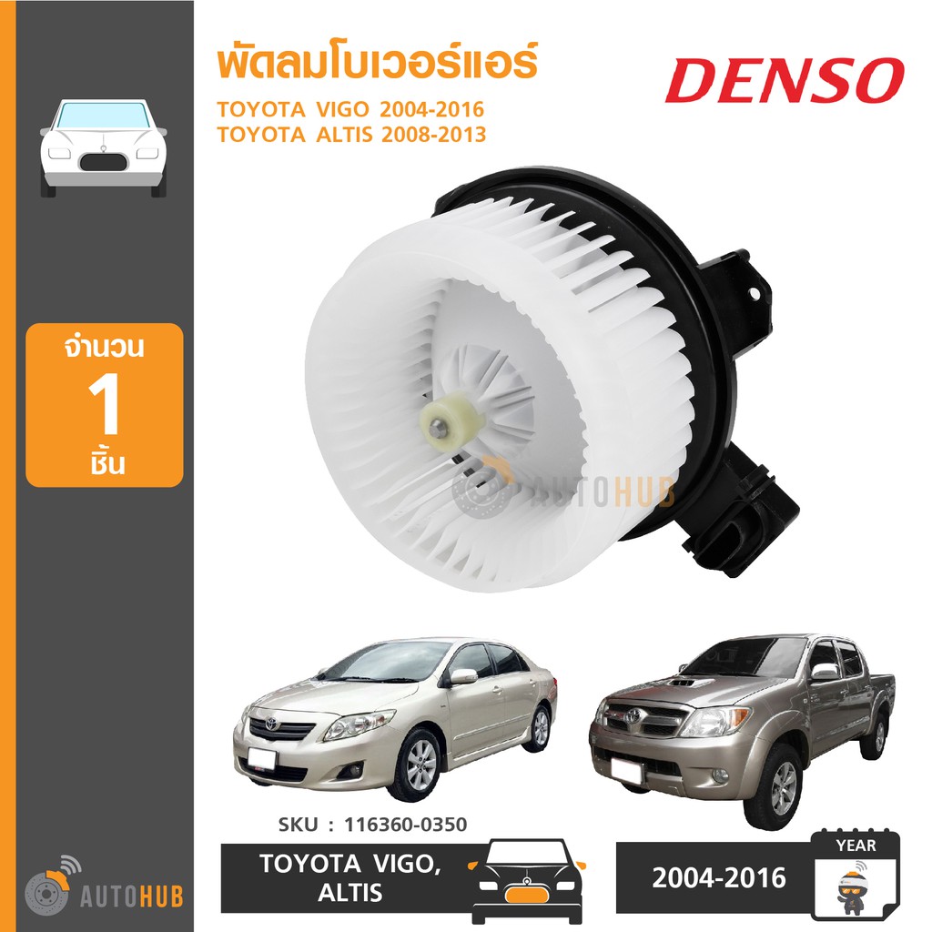 denso-พัดลมโบเวอร์แอร์-toyota-vigo-ปี-2004-2016-altis-ปี-2008-commuter-ปี-2005-116360-0350