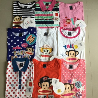 เสื้อยืด paulfrank รวมsize ของแท้ ขาดทุนทุกตัว ไม่รับเปลี่ยนหรือคืนค่ะ