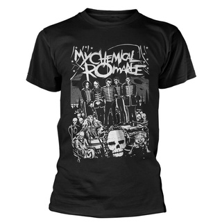 เสื้อยืดราคาถูกสุดๆเสื้อยืด ผ้าฝ้าย 100% พิมพ์ลาย My Chemical Romance Dead Parade สําหรับผู้ชายขนาดเต็มS-5XLสามารถปรับแต