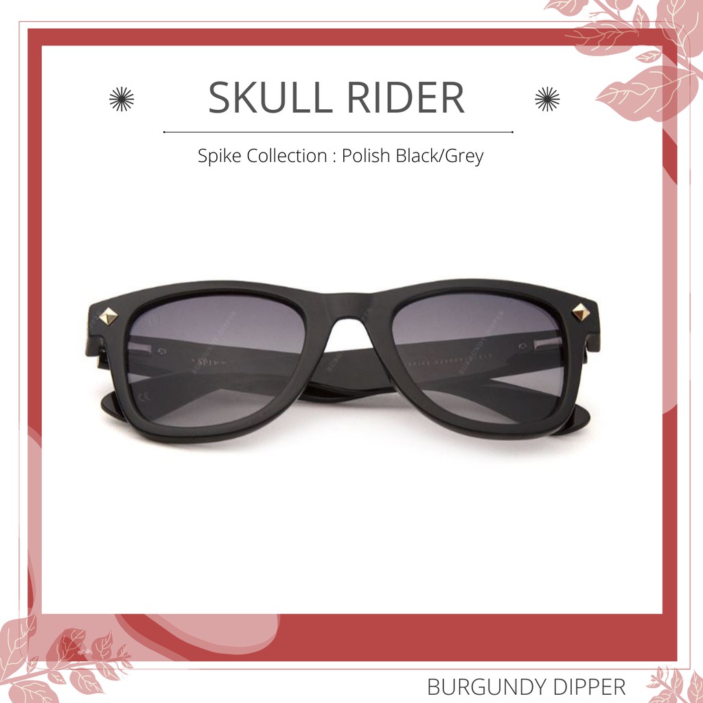 แว่นกันแดด-skull-rider-spike-collection-polish-black-grey
