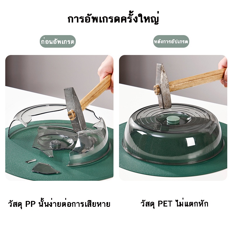 สปอตสินค้า-ปกถนอมอาหาร-ฝาครอบจานสไตล์ญี่ปุ่น-ฝาครอบอาหาร-ฝาชีเก็บอุณหภูมิร้อน-ฝาครอบอาหารเหลือ-กันฝุ่นแมลงวัน