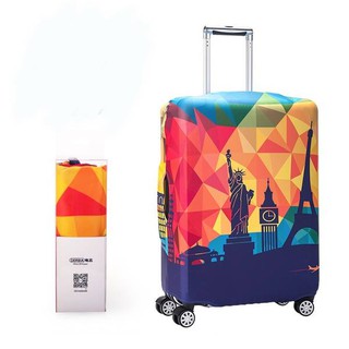 Chu Luggage  ผ้าคลุมกระเป๋าเดินทาง  รุ่น014  สีรุ้ง