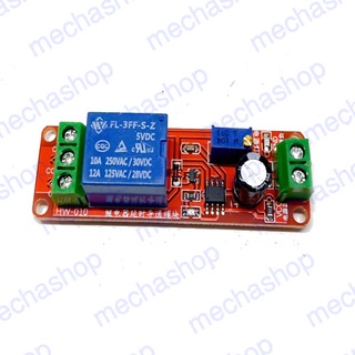 เครื่องตั้งเวลา บอร์ดตั้งเวลา แบบหน่วงเปิด 0-10วินาที DC 5V/12V relay control module electronic NE555 timer delay