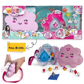 Wizies cloud with 8 figures pink