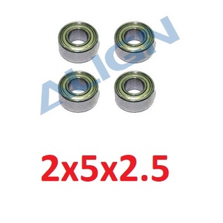 ลูกปืน 2x5x2.5 (ลูก) Bearings(MR52ZZ) HS1033 อะไหล่เฮลิคอปเตอร์ RC T-rex Align