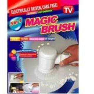 5 in 1 Magic Brush Electric Bath Tub Cleaning Brush Berus Elektrik Cuci Sinki