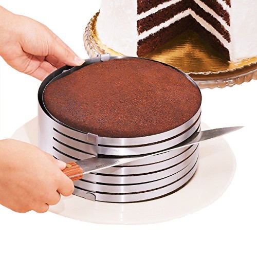 วงแหวนแม่พิมพ์ชั้นตัดเค้ก-diy-วงแหวนสแตนเลส-ที่แบ่งชั้นเค้ก-สไลด์เค้ก-cake-slicer