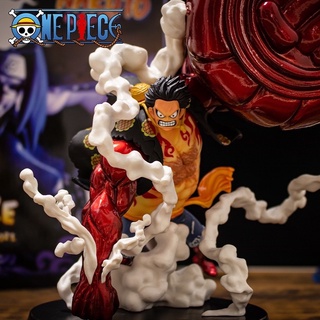 โมเดล One Piece  luffy gear 4 วันพีชโมเดล ลูฟี่ เกียร์ 4 มีกล่อง 🔥 สินค้าพร้อมส่ง 🔥 เก็บปลายทางได้