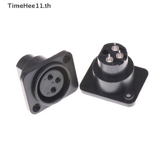 ภาพหน้าปกสินค้า【TimeHee11】แจ็คตัวเมีย Xlr 3 Pin 3 ขั้วต่อซ็อกเก็ตแชสซี 2 ชิ้น ที่เกี่ยวข้อง