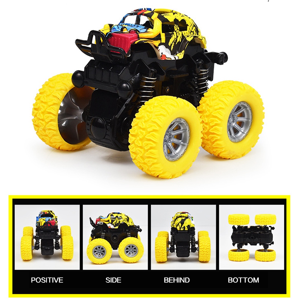 ของเล่นรถของเล่นเด็ก-รถของเล่นเด็ก-มเดลรถออฟโรด-สี่ล้อ-รถของเล่น-ของเล่นเด็ก-รถบิ๊กฟุต-ตีลังกาได้360องศา