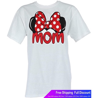 ดิสนีย์ร์ตูนพิมพ์ฤดูร้อน ย์เสื้อยืด Disney Adult Plus Size Womens T-Shirt Mom Family Tee T-Shirt*AS