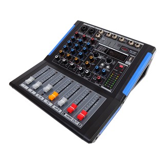 Professional Mixer 4 CH รุ่น MU-4 (BT) ยี่ห้อ CLE มิกเซอร์ 4 ช่อง รองรับ Bluetooth USB บันทึกเสียงได้ TRS/XLR input