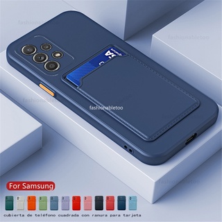 เคสโทรศัพท์ซิลิโคน TPU แบบนิ่ม ทรงสี่เหลี่ยม ป้องกันกล้อง กันกระแทก สําหรับ Samsung Galaxy A13 A33 A53 A 13 A 33 A 53 4G 5G