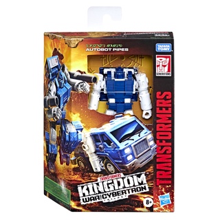 Transformers Toys Generations War for Cybertron: Kingdom Deluxe WFC-K32 Autobot Pipes Action Figure F0682 Transformers ฟิกเกอร์ท่อแอกชัน Cybertron: Kingdom Deluxe WFC-K32 F0682