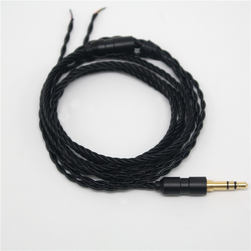 ภาพหน้าปกสินค้าสายหูฟัง DIY กึ่งสำเร็จ 3.5mm สายถัก 4 เส้น จากร้าน codyaudio บน Shopee