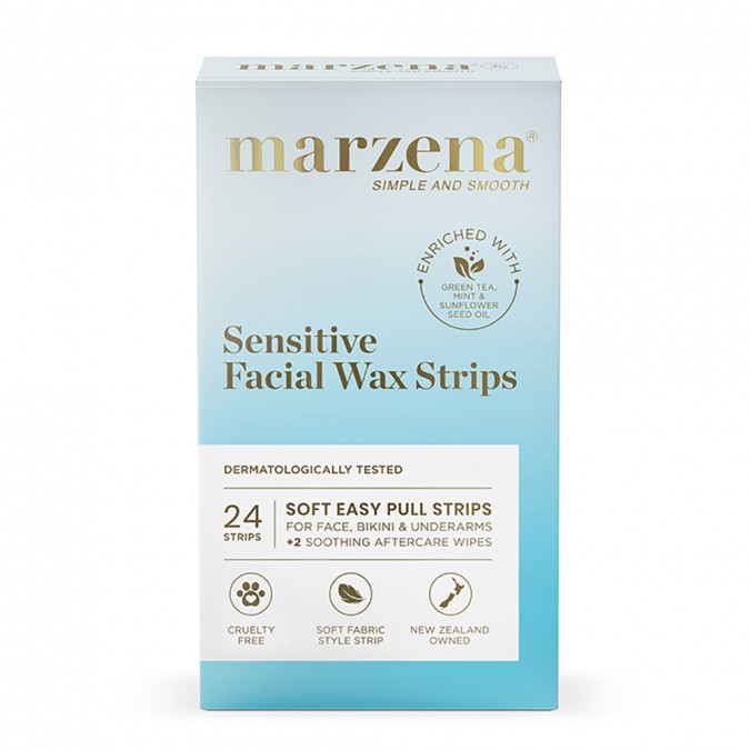 MARZENA Facial Wax Strips 24 Pack แว็กซ์ ขนาดทดลอง Shopee Thailand