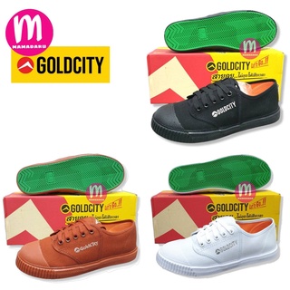 ภาพหน้าปกสินค้าGoldcity รองเท้าโกลซิตี้ ผ้าใบผูกเชือก ดำ/ขาว/น้ำตาล รองเท้าผ้าใบ ซึ่งคุณอาจชอบสินค้านี้
