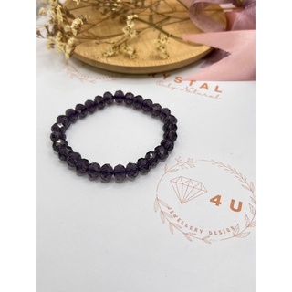 4u Crystal-U231 Amethyst Faceted Amethyst Quartz (อาชีพเจริญรุ่งเรือง, ภูมิปัญญา ++)