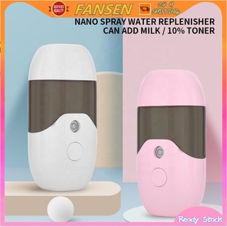 50ML Mini Nano Water Mist Sprayer Steamer ใบหน้า Nano สเปรย์เครื่องมือความงาม USB ชาร์จแบบพกพา Nano สเปรย์น้ำเติมเครื่องมือ