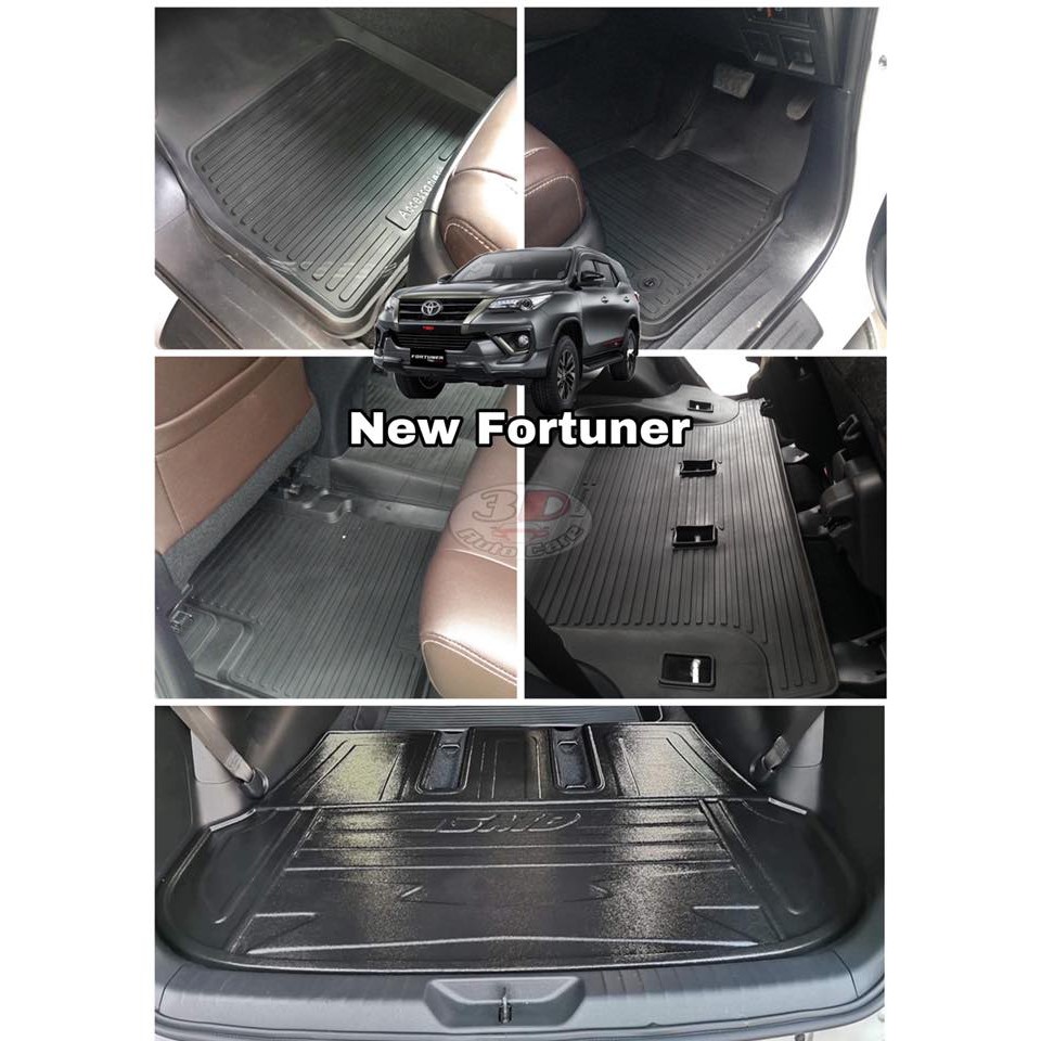 ผ้ายางปูพื้นรถ-ยกขอบ-ตรงรุ่น-toyota-all-new-fortuner-ปี2015-2024-a1-a4-mc-legender-gr-a-t-m-t-ขนส่ง-1-3วันถีง-ถาด