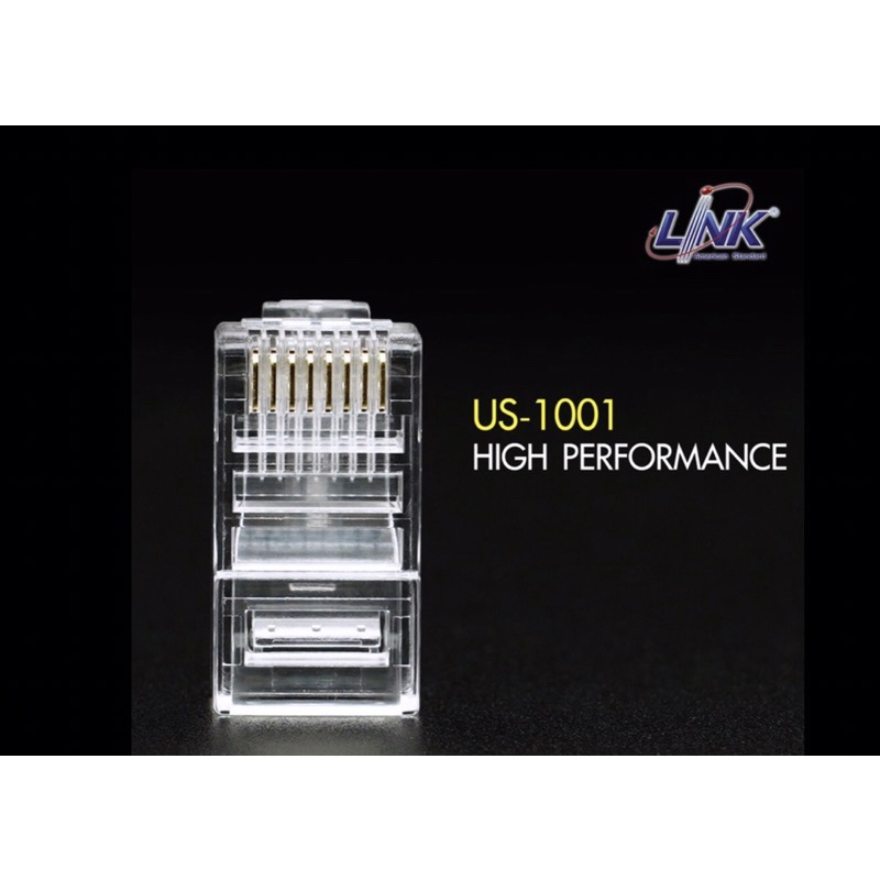 link-cat5e-modular-plug-us-1001-ตัวผู้มีลีอคปลั๊กบู๊ท-8-ขา-บรรจุ-10-ชิ้น-แพ็ค