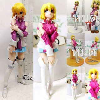 (แท้/มือ2ไม่มีฐาน) Bandai Gashapon MS Gundam Seed Destiny Heroines Stella Loussier สเตล่า กันดั๊ม อนิเมะ