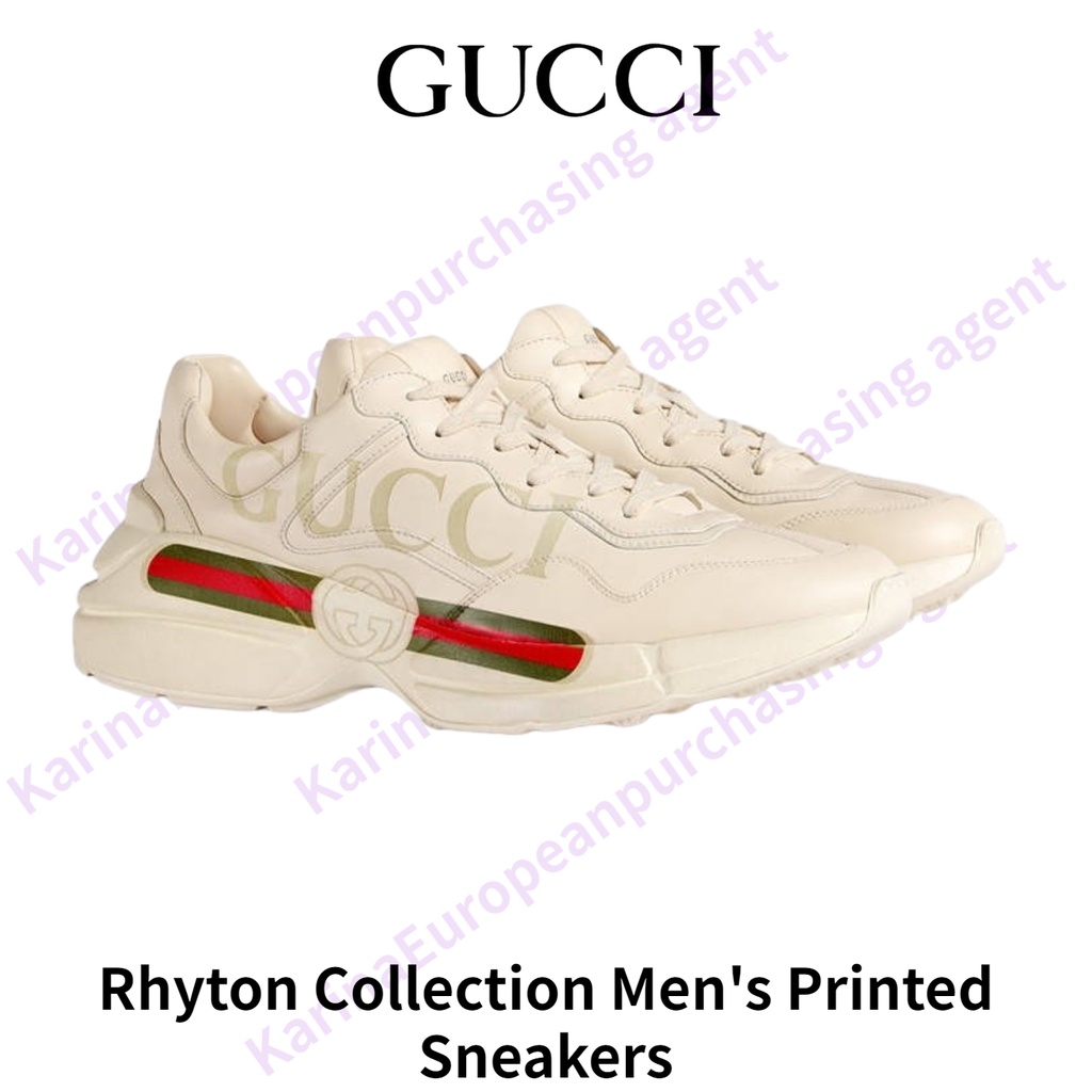 GUCCI Rhyton Classic models ivory leather Collection Men's Printed ...