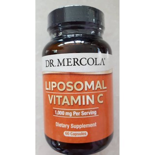 Dr. Mercola Liposomal Vitamin C 1000 mg 60 Capsules วิตามินซี ในรูปแบบแคปซูล Liposome รับประทานง่าย