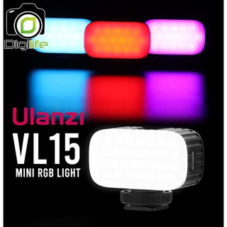 Ulanzi LED VL15 RGB 750 mAh ไฟ Mini LED Video Light  ไฟวิดีโอ Live สด ถ่ายภาพ