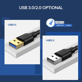 ภาพขนาดย่อของภาพหน้าปกสินค้าUGREEN สายเคเบิล USB 3.0 ขั้วต่อตัวผู้ สําหรับถ่ายโอนข้อมูล จากร้าน ugreen.th บน Shopee ภาพที่ 5
