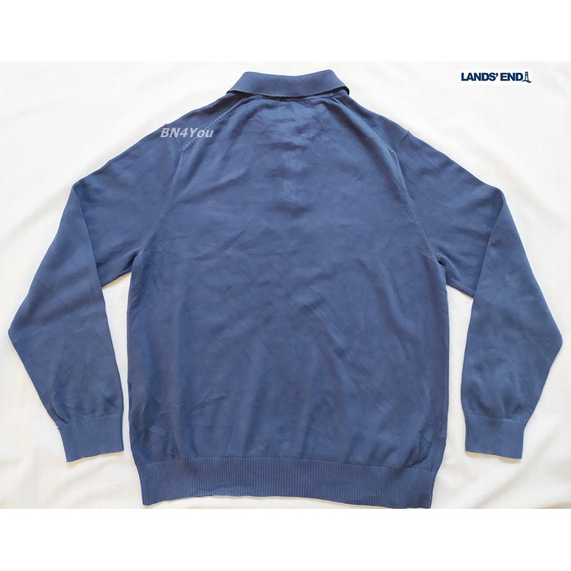 lands-end-เสื้อสเวตเตอร์-สีกรมท่า-ไซส์-42-แบรนด์อเมริกา-ยิ่งใส่ผ้ายิ่งนุ่ม-สภาพเหมือนใหม่-unisex