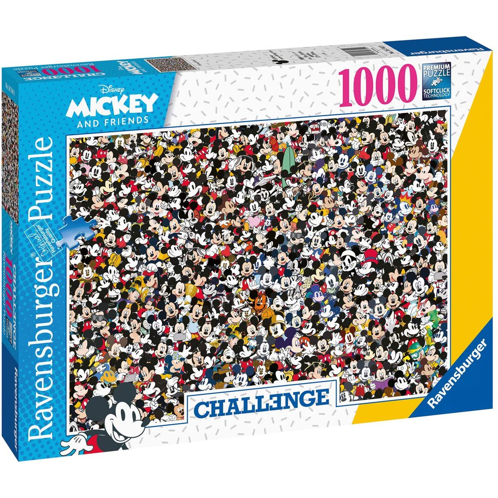 จิ๊กซอว์ Ravensburger - Disney Challenge Mickey and Friends 1000 piece ...