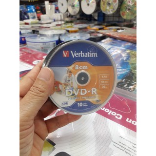 แผ่น Mini DVD -R Verbatim 8cm1.4GB 4x 30mln   10  pack