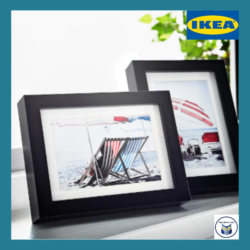 ikea-พร้อมส่ง-กรอบรูปดีไซน์เรียบง่ายแต่คลาสสิก-มีให้เลือกหลายขนาด-ribba