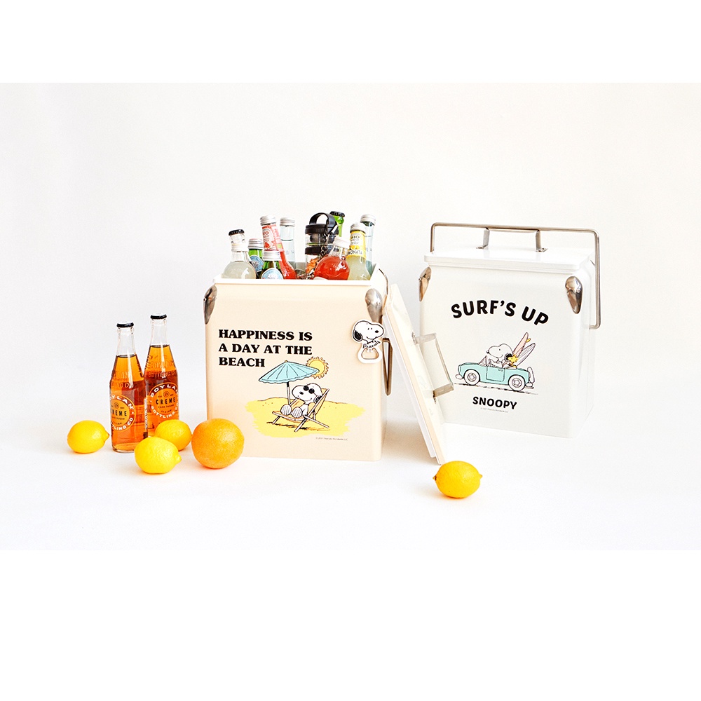 พร้อมส่ง-snoopy-camping-cooler-13l-ถังเก็บความเย็น