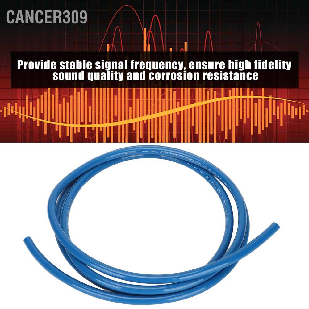 cancer309-x405-hifi-ลําโพงเชื่อมต่อ-ชุบเงิน-2-เมตร-6-6-ฟุต-2-แกน-สําหรับเครื่องขยายเสียง-cd